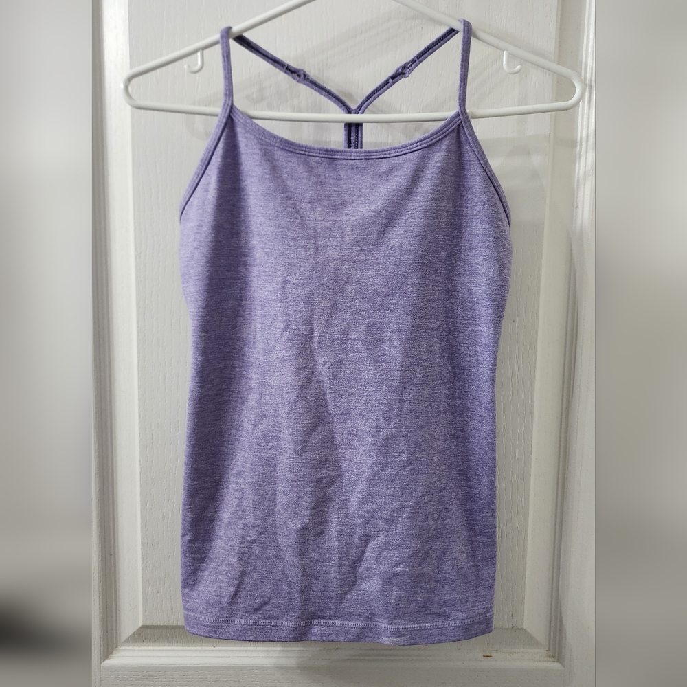 lululemon athletica Purple T Back Tsnk Top